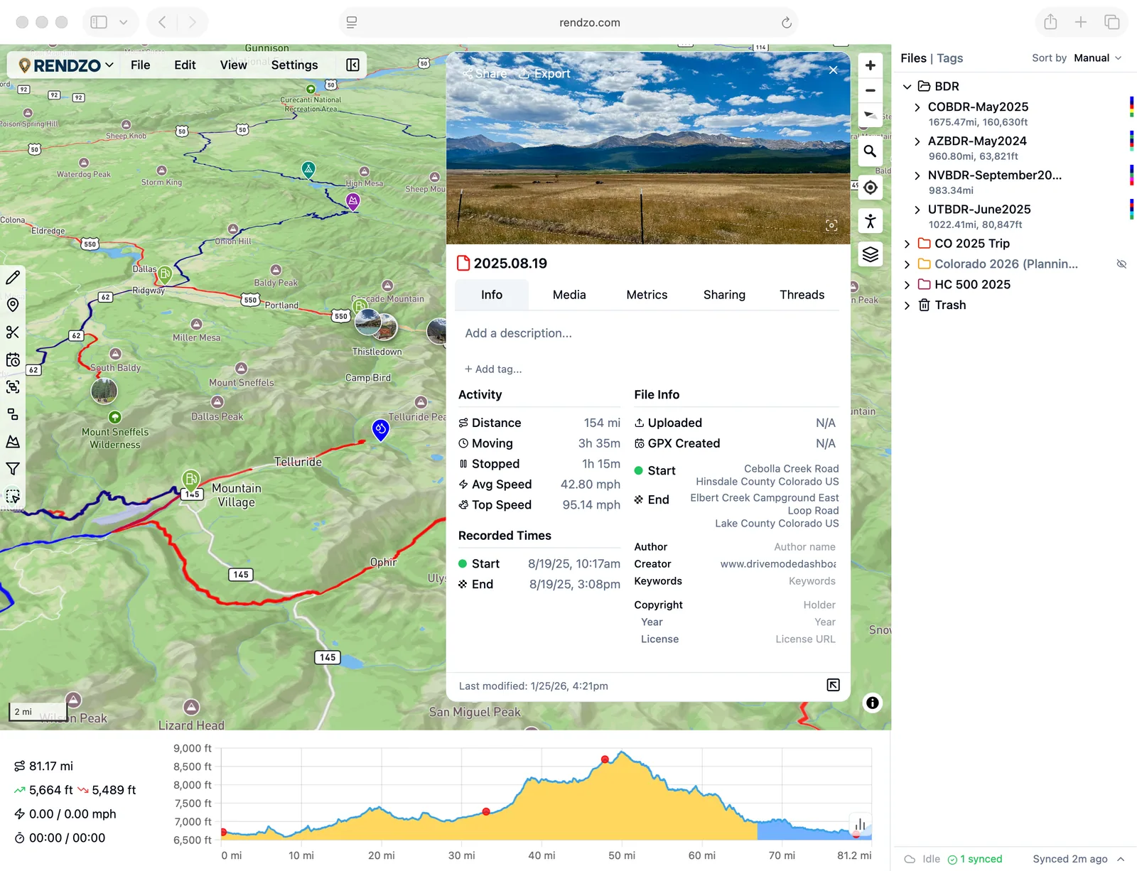 Rendzo Studio app screenshot